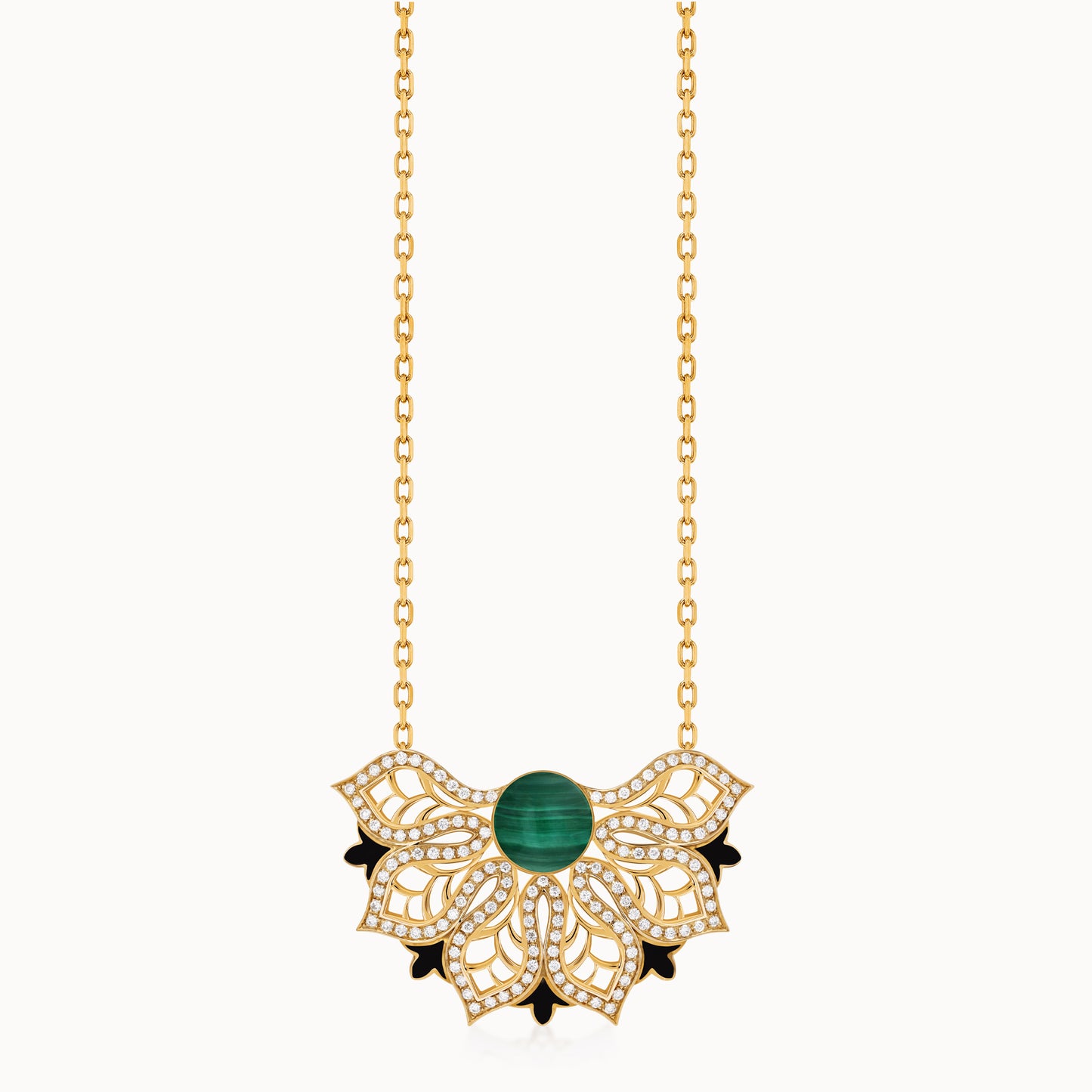 AURA Rise Pavé Necklace Extra Large