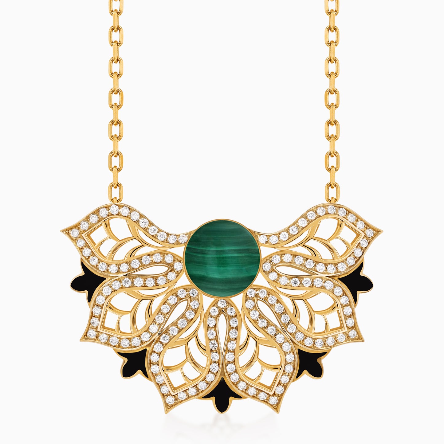 AURA Rise Pavé Necklace Extra Large