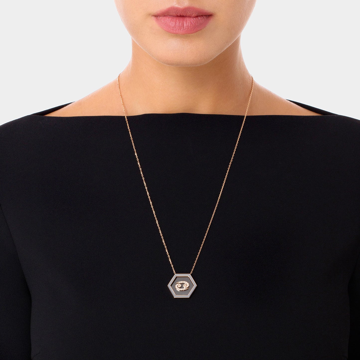 HEXA Zodiac Cancer Necklace