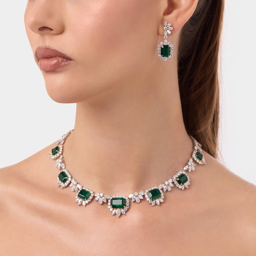 18K The Emerald Empress Earrings