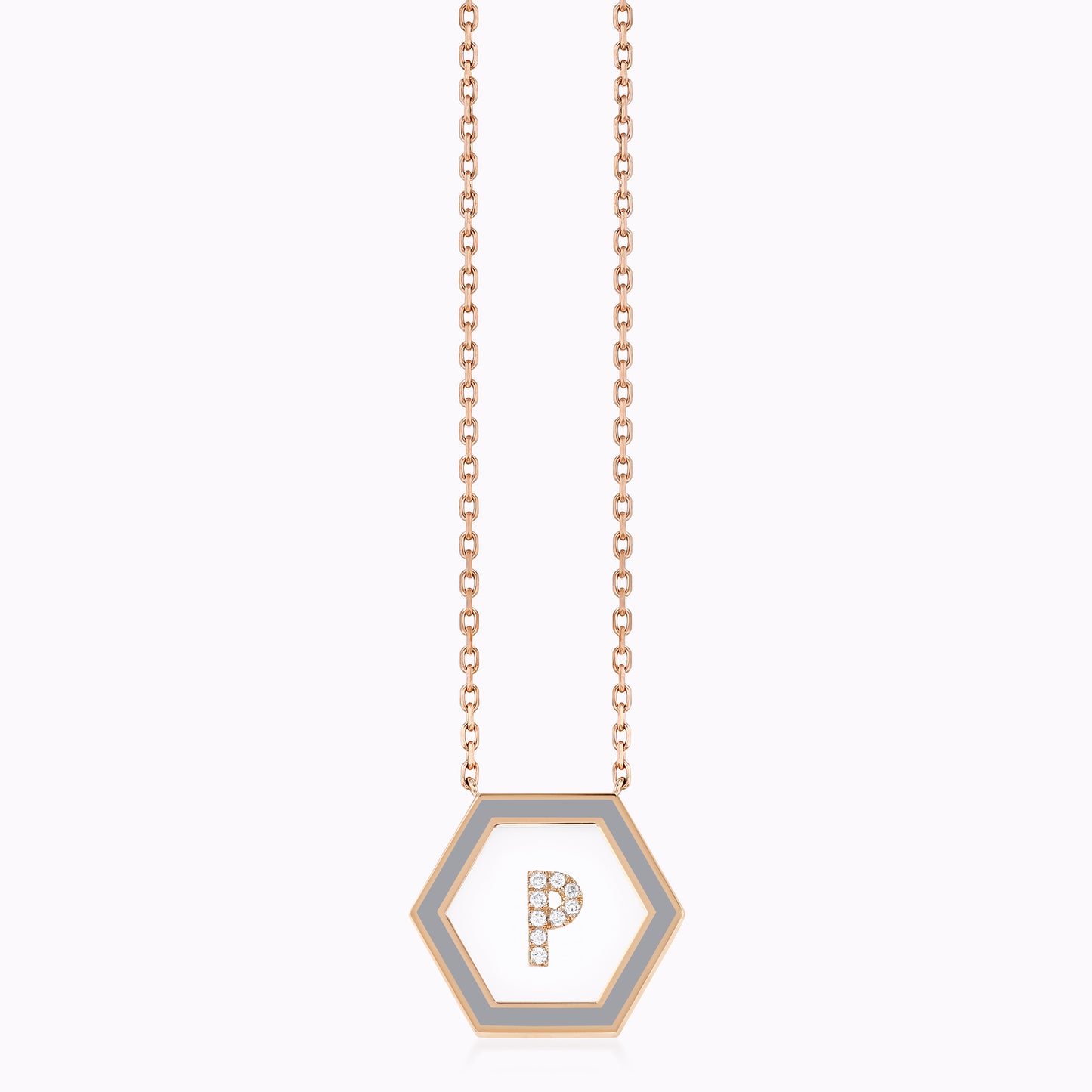 HEXA Letter P Necklace