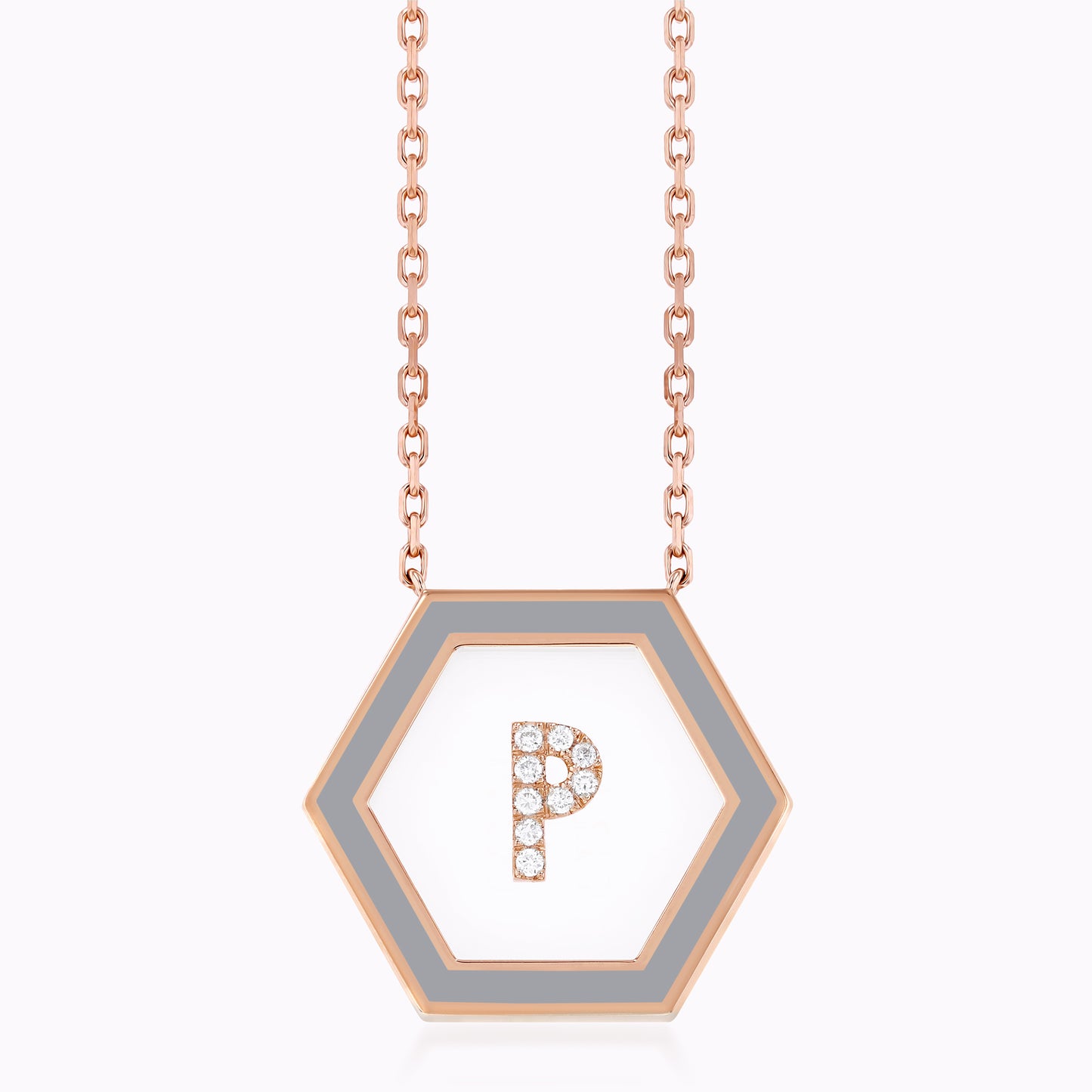 HEXA Letter P Necklace