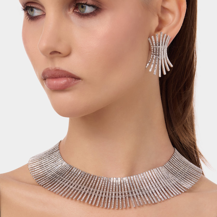 18K Exquisite Baguette Set