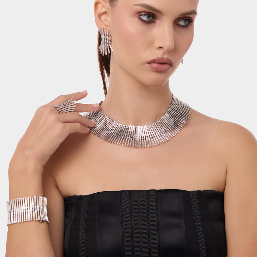 18K Exquisite Baguette Set