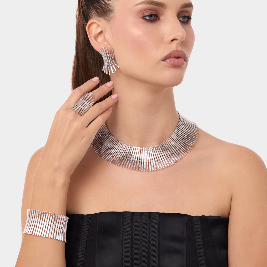 18K Exquisite Baguette Set