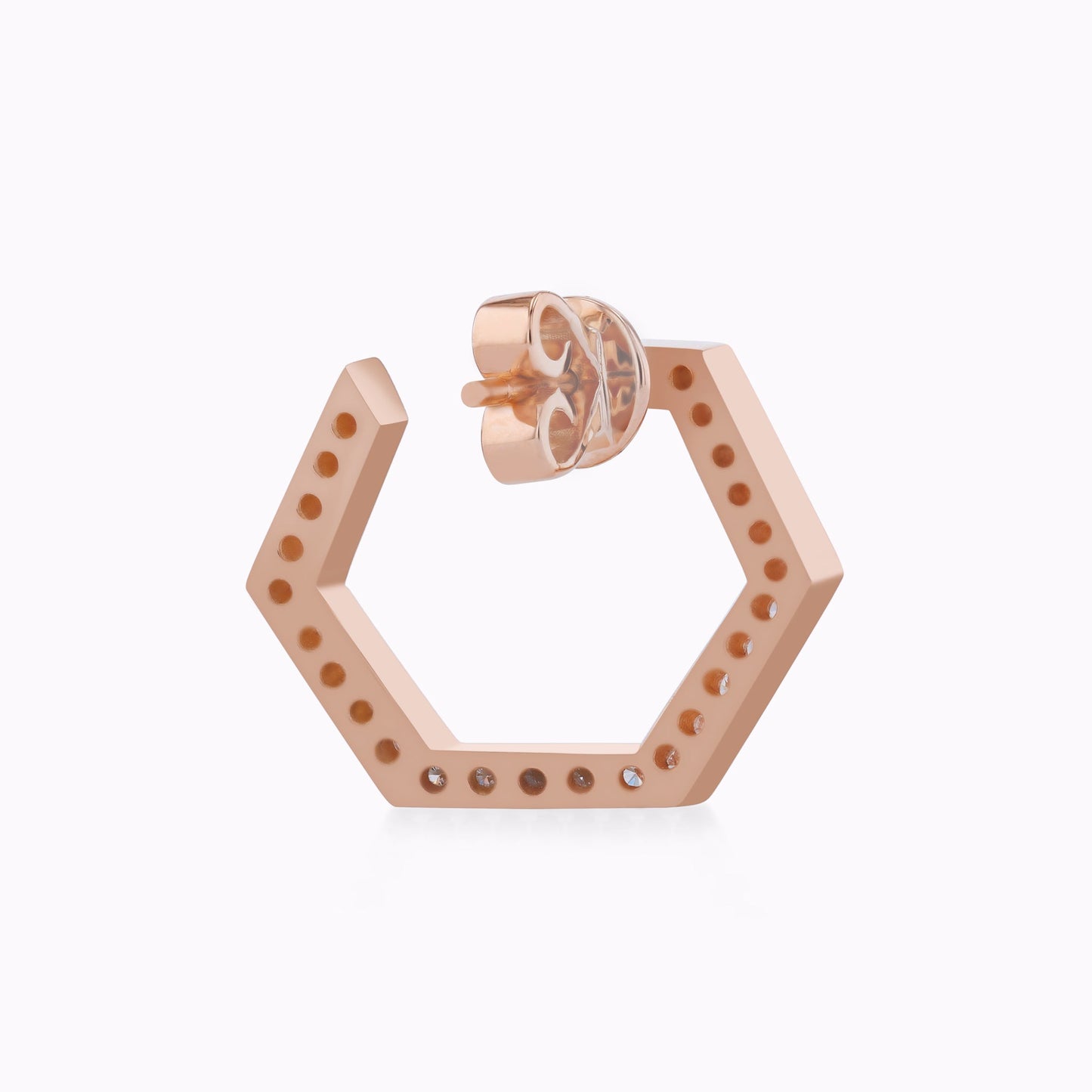 HEXA Pavé Earrings Small