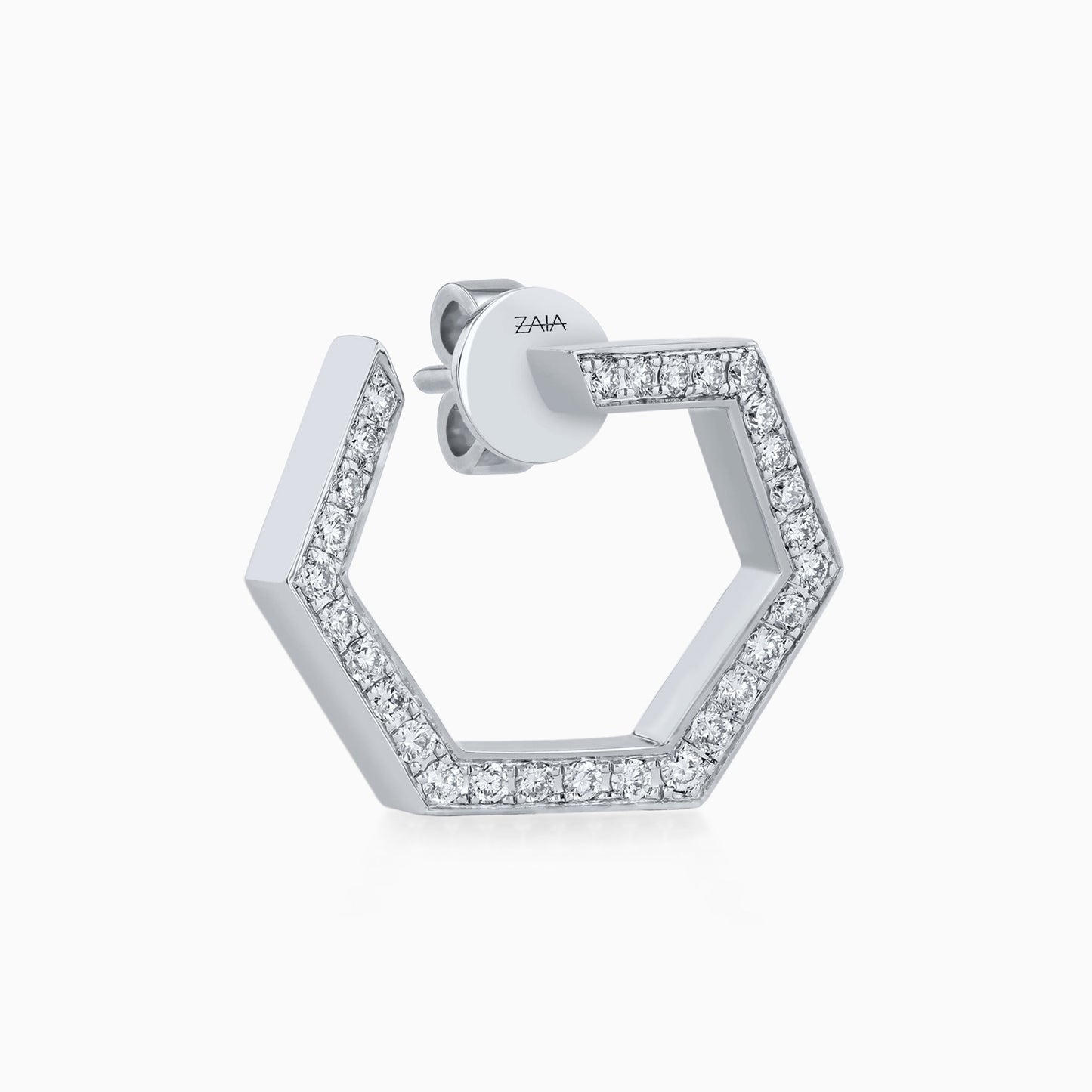 HEXA Pavé Earrings Small