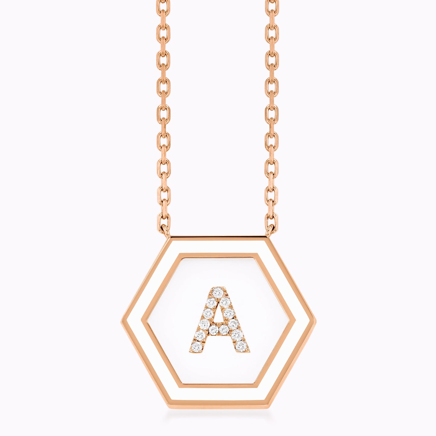 HEXA Letter A Necklace