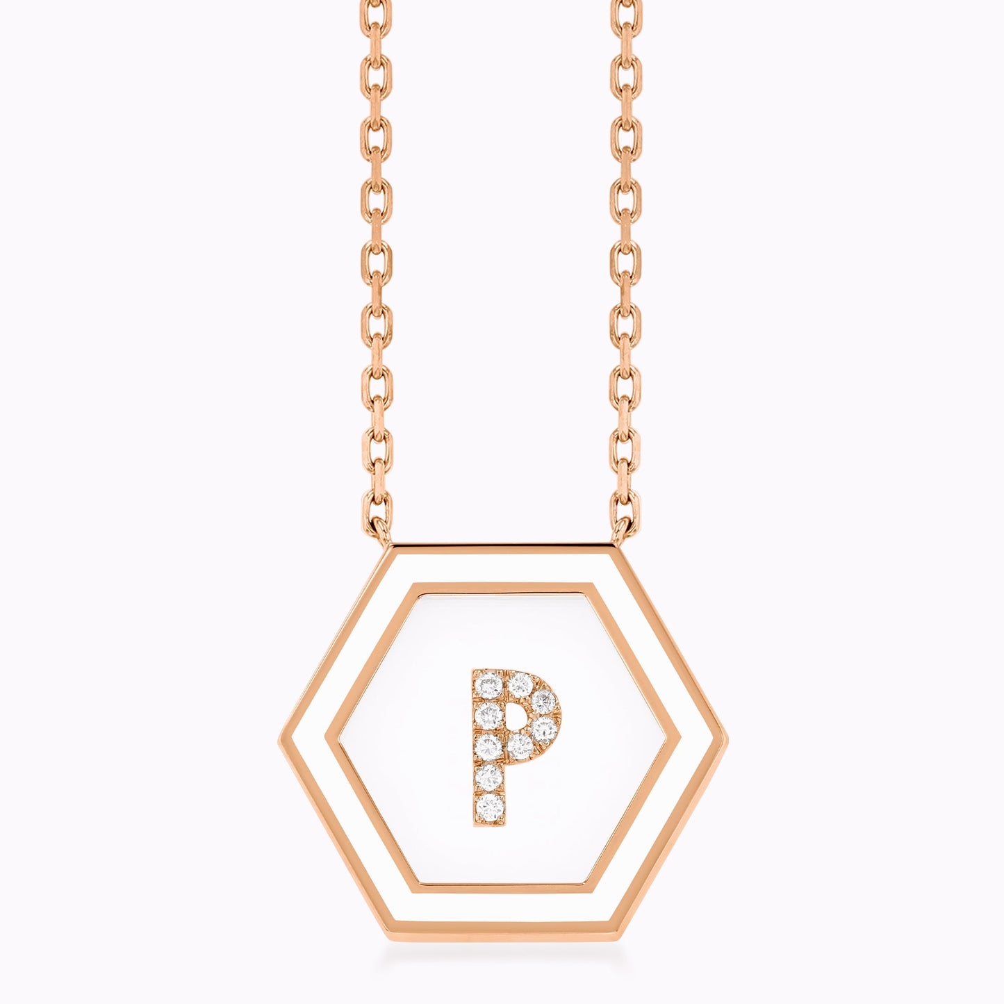 HEXA Letter P Necklace