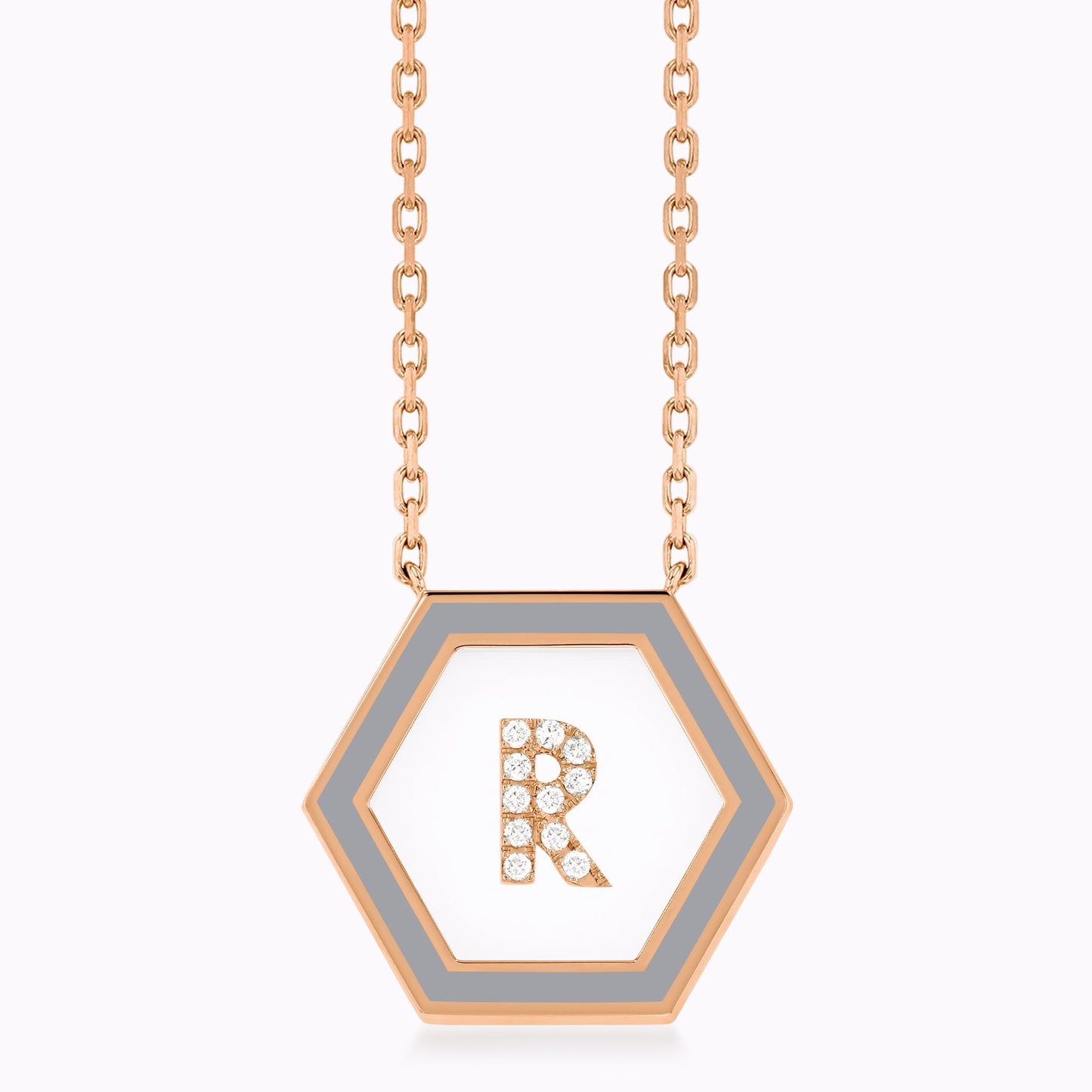 HEXA Letter R Necklace