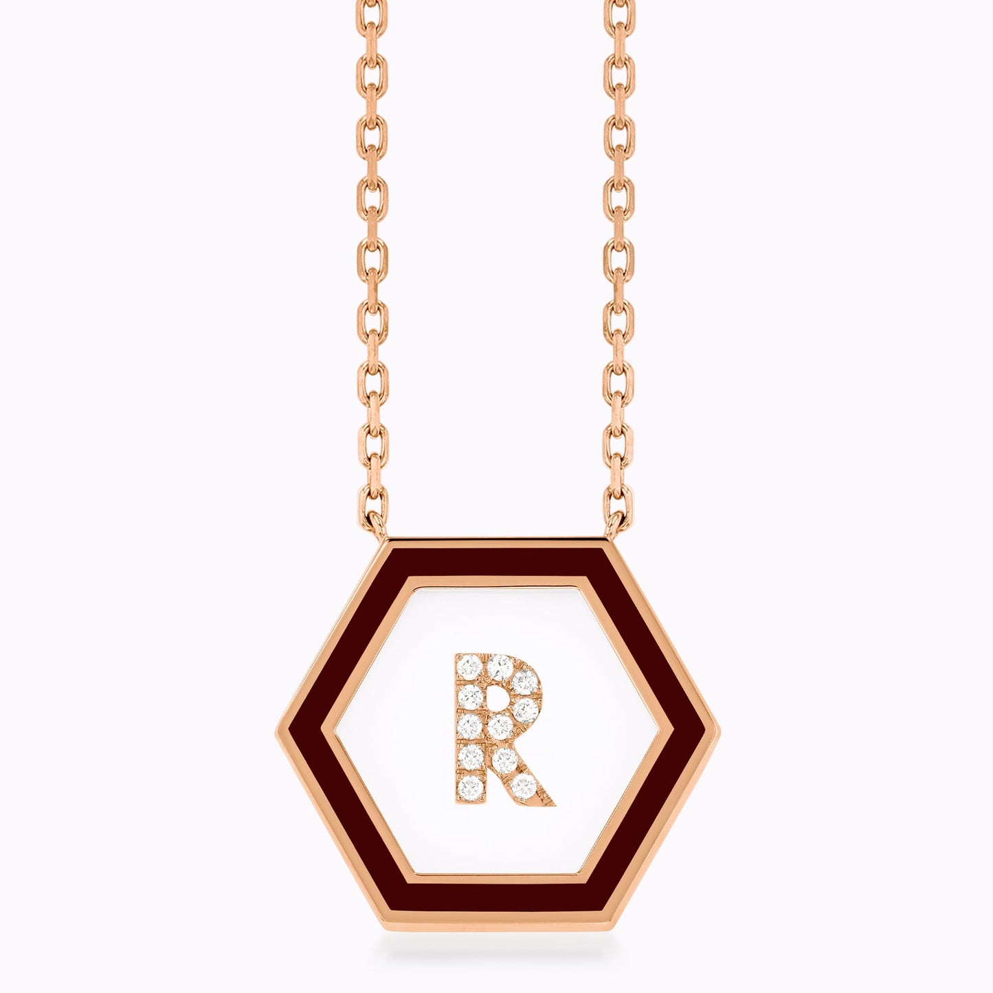 HEXA Letter R Necklace