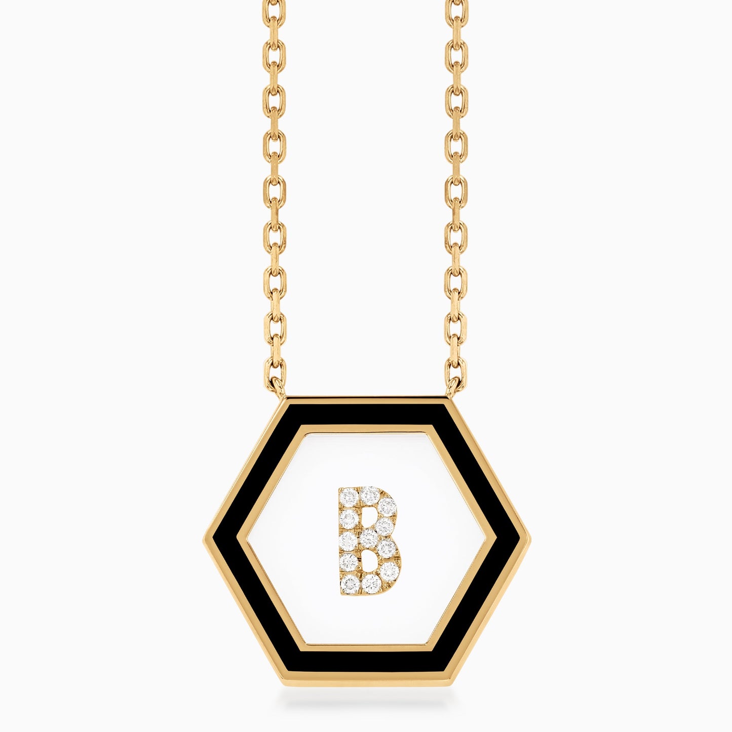 HEXA Letter B Necklace