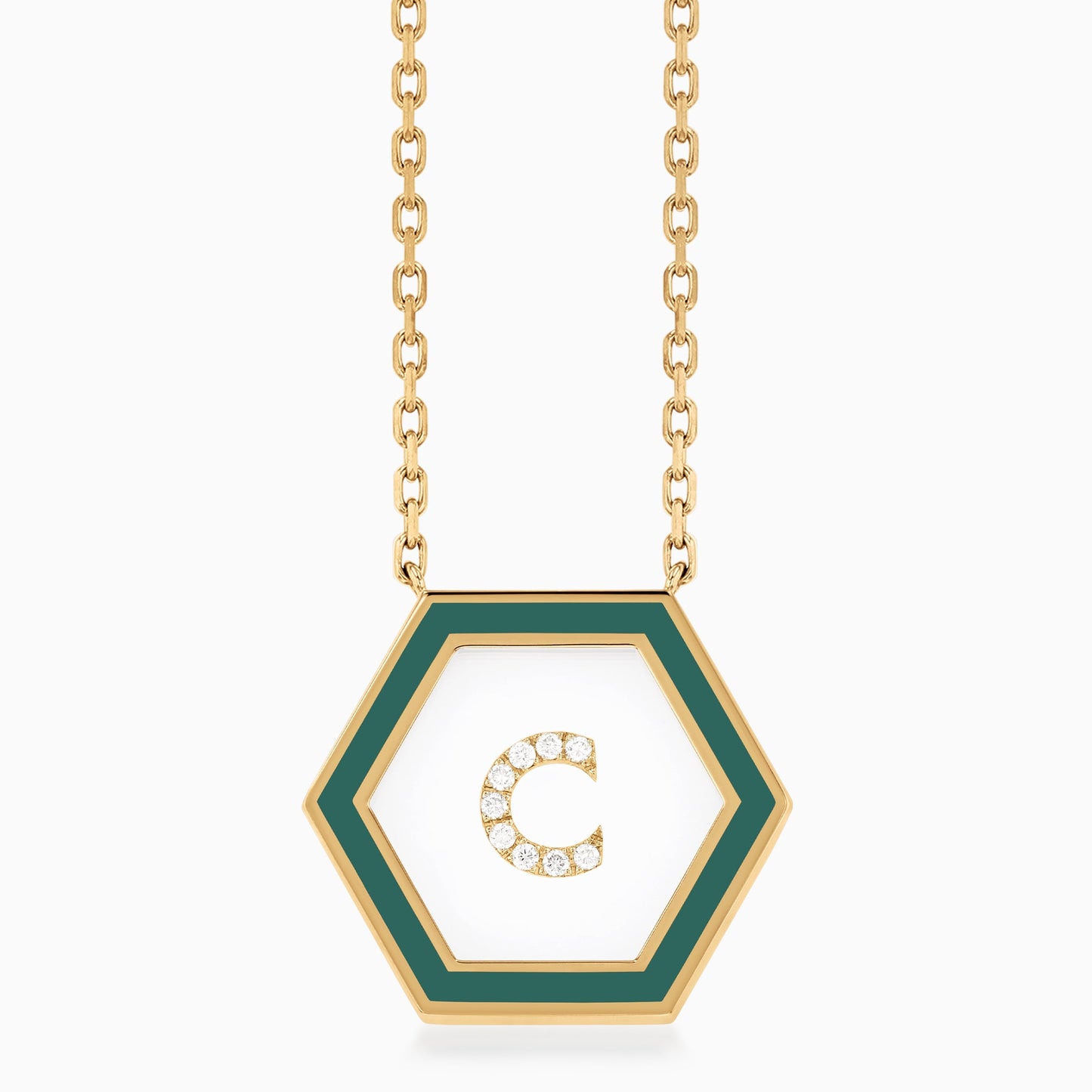 HEXA Letter C Necklace