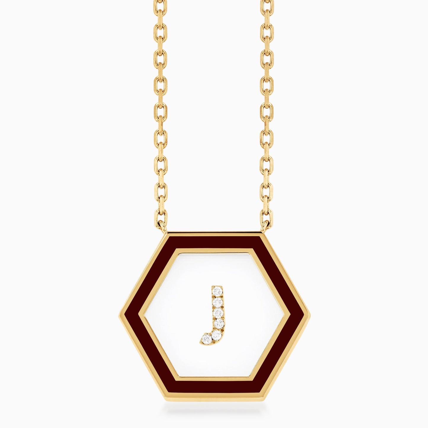 HEXA Letter J Necklace