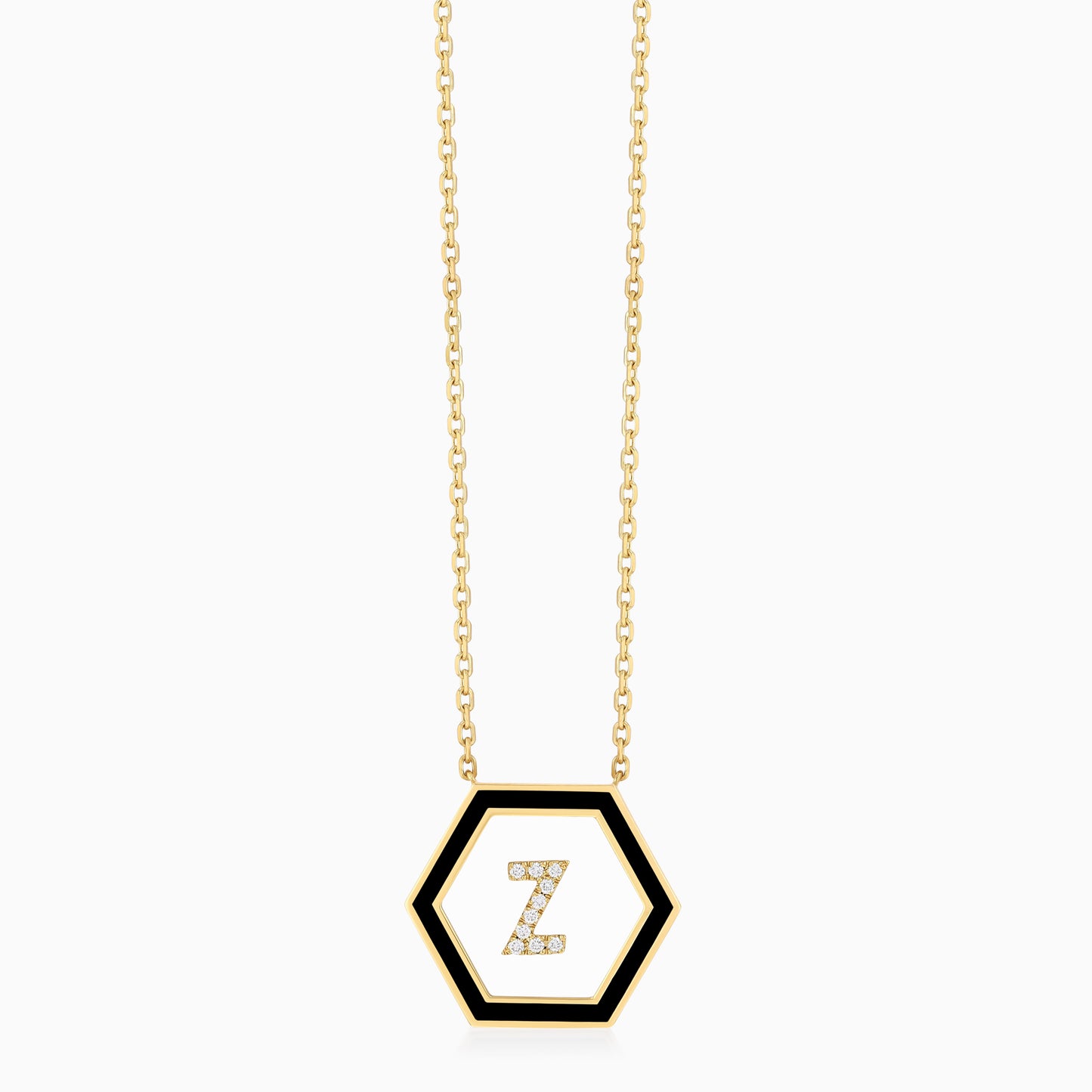 HEXA Letter Z Necklace