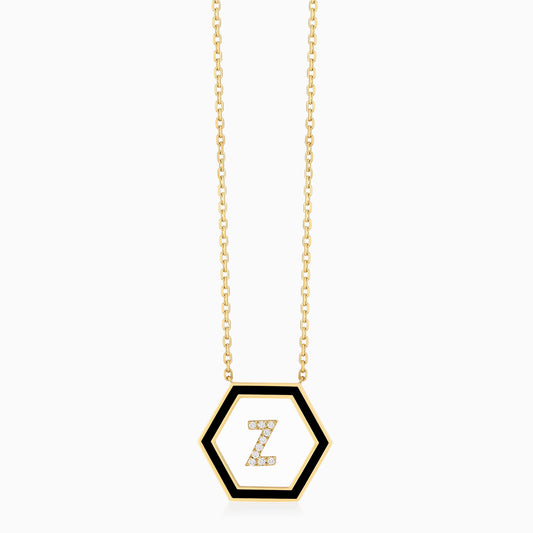 HEXA Letter Z Necklace