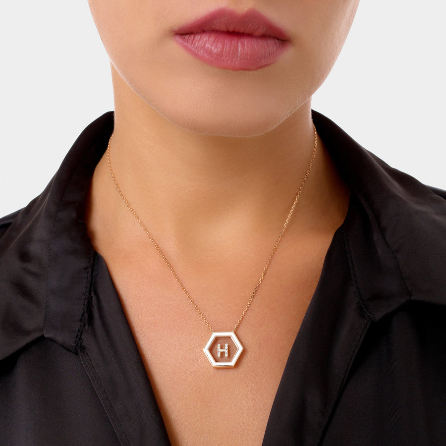 HEXA Letter H Necklace