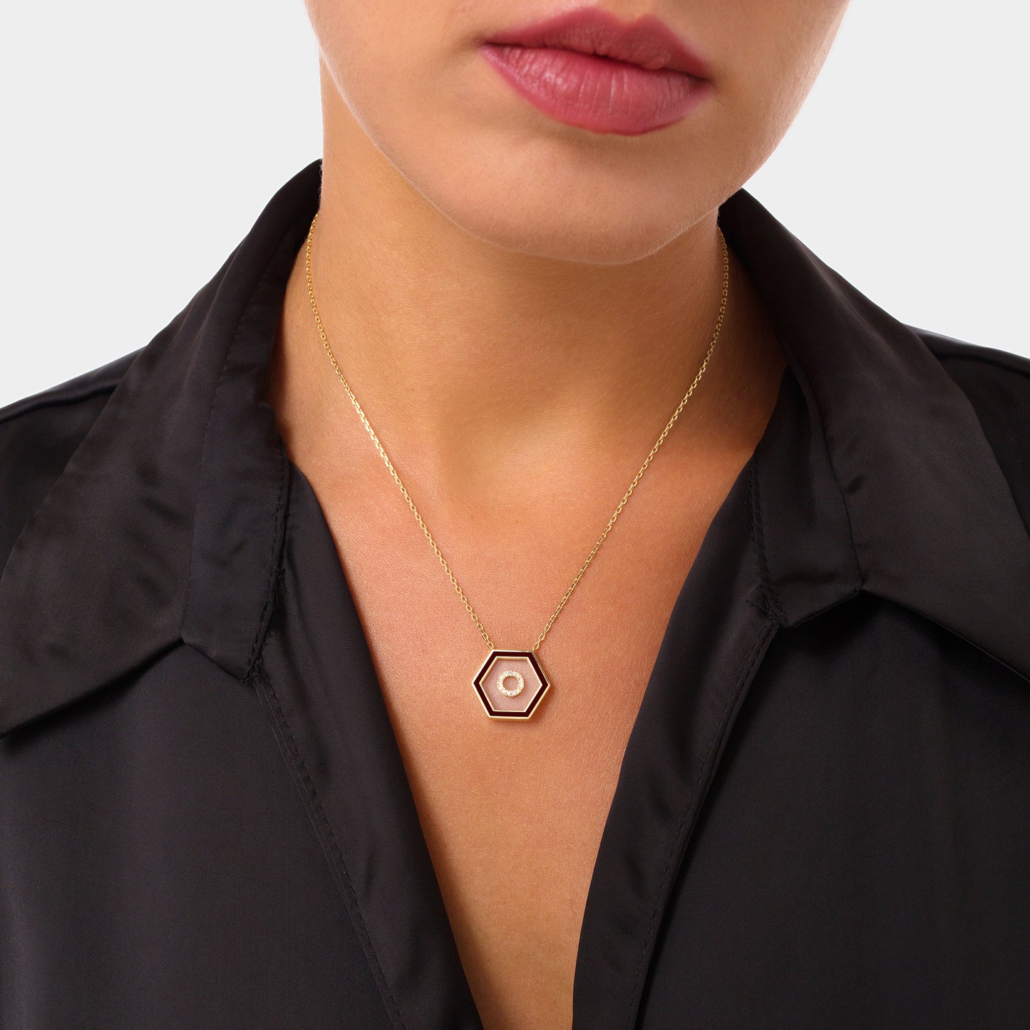 HEXA Letter O Necklace