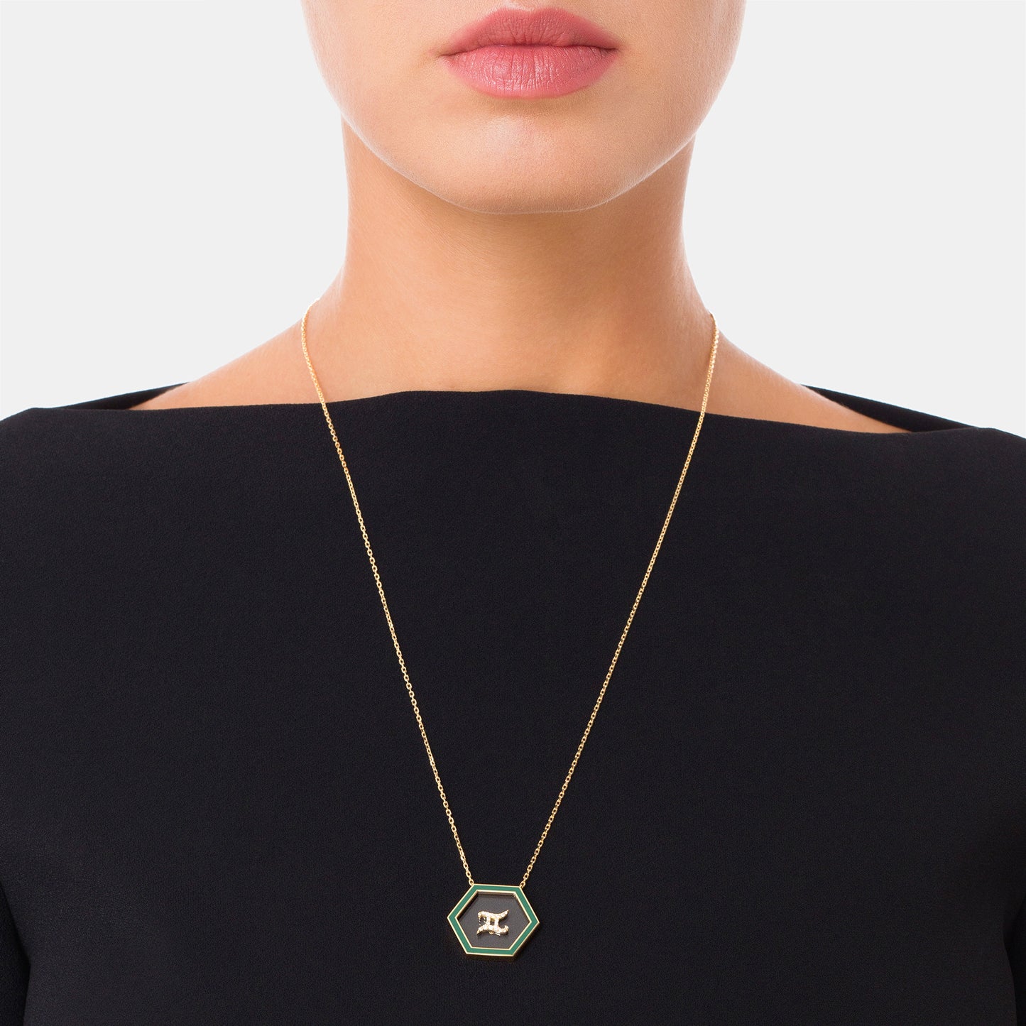 HEXA Zodiac Gemini Necklace