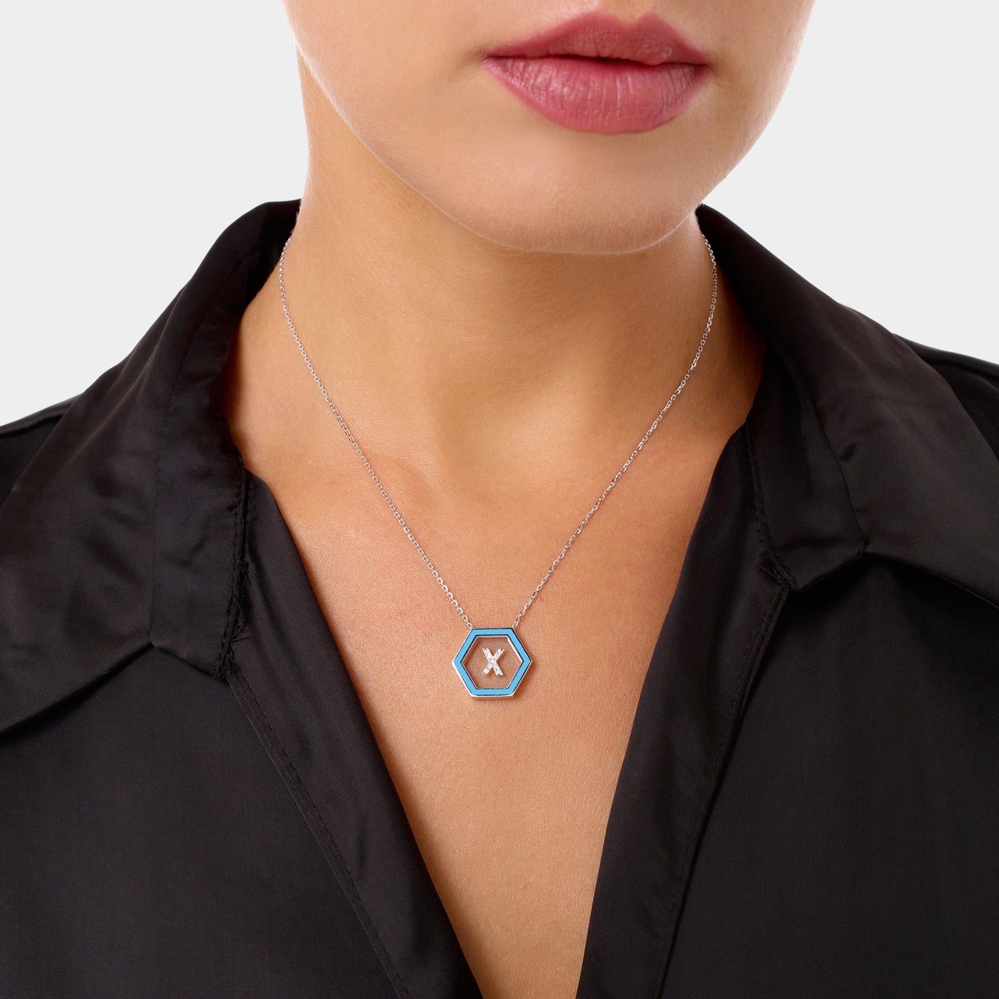 HEXA Letter X Necklace