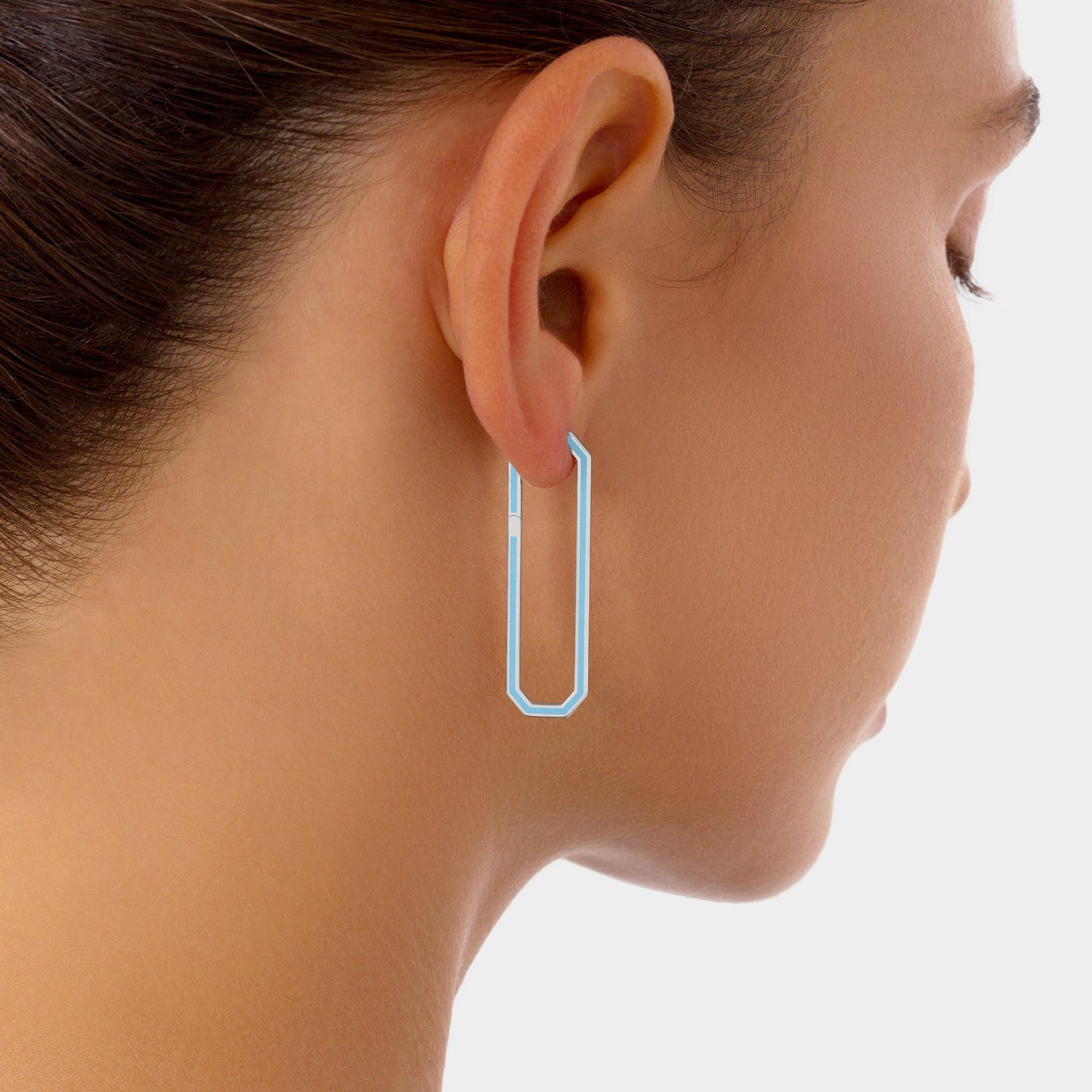 HEXA Chain Link Earrings Large