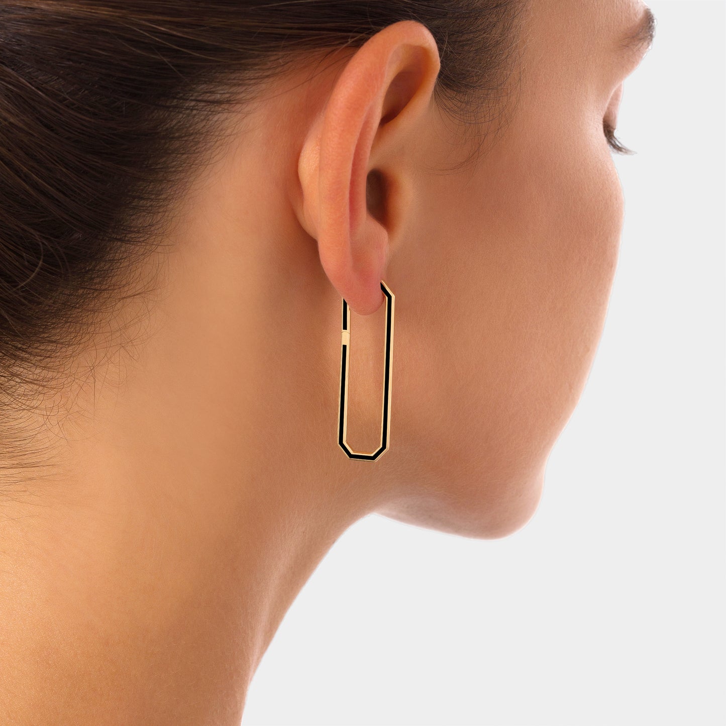 HEXA Chain Link Earrings Large