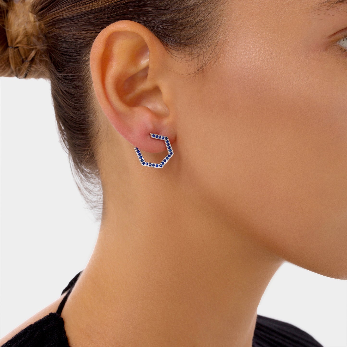 HEXA Pavé Earrings Small
